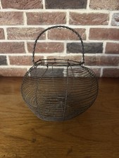 Ancien Panier À Œufs Vintage