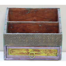 Porte-Lettres En Bois Ancien