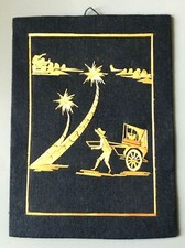 Tableau décor paille de riz