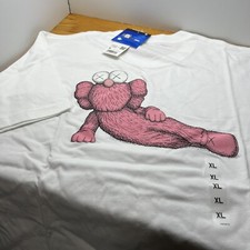 Shirt uniqlo kaws blanc - t-shirt,