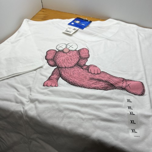 Shirt uniqlo kaws blanc - t-shirt, x