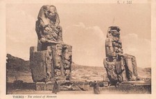 Egypt - THEBES - Colossi of Memnon - Publ. P. Peridis 43