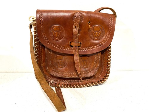 Ancien sac main cuir - ancien,