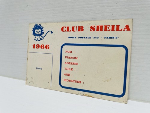 Carte club vierge sheila - vierge,