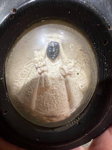 Vierge noire calcaire art - noire,