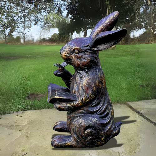 Décoration sculpture lapin - sculpture,
