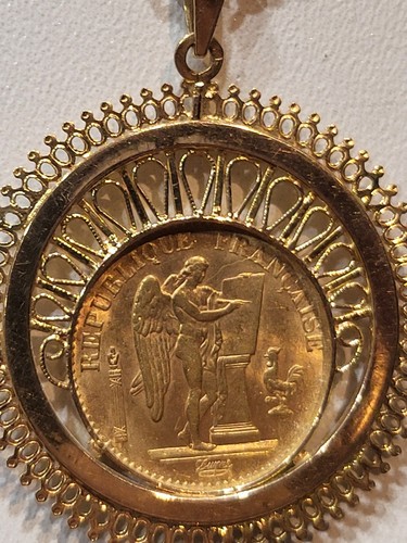 Rare pendentif pièce - , 20