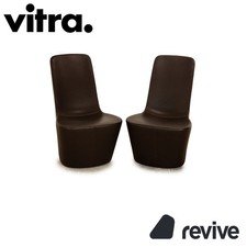Vitra Monopod Cuir Fauteuil