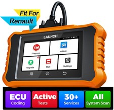 LAUNCH Creader Elite 2.0 Outil Diagnostic OBD2 Scanner Codage ECU pour Renault