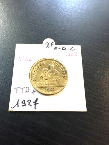 Pièce francs 1927 - @,