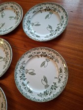 6 assiettes dessert terre de