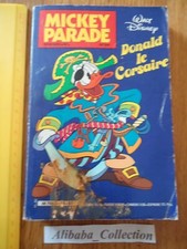 LIVRE ** MICKEY PARADE 34 DONALD CORSAIRE ** JOURNAL Walt Disney BD ALBUM