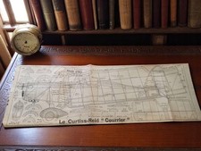 Plan avion vintage Curtiss