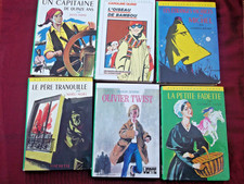 OLIVER TWIST, LES ETRANGES VACANCES DE ... lot de 6 livres des annees 30 et 70