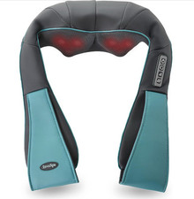 InvoSpa Masseur Thermique Shiatsu 3D Électrique avec Coussin de Pétrissage po...