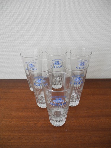 Lot verres anisette gras pub - lot,