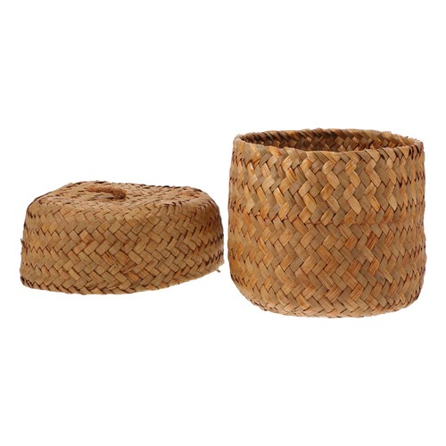 Panier jonc mer - de, rond