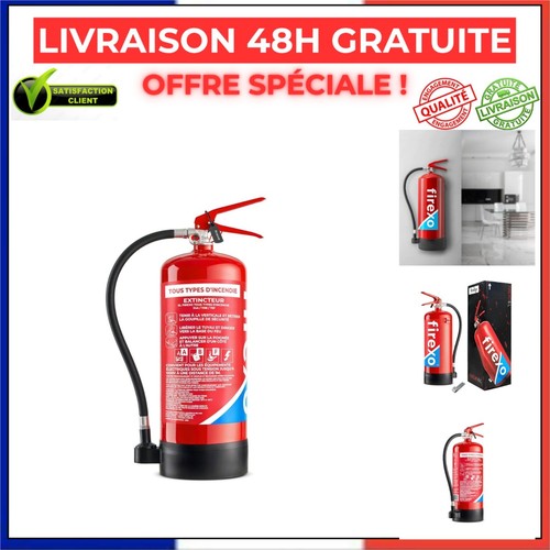 Extincteur tous feux - 6, l