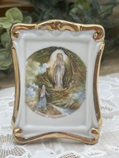 Cadre Religieux en Porcelaine