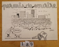 PERMIS DE SOURIRE RENAULT avec PIEM HOVIV TREZ POUZET JICKA TETSU ROGER SAM 1985