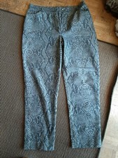 pantalon noir gris serpent python 44