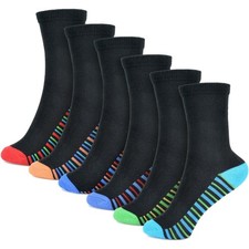 Chaussettes Noires Rayées