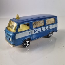 Majorette combi vw police serigraphié  1980