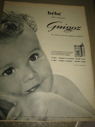 Publicité presse guigoz - de,