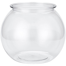 Bol à poisson en plastique transparent aquarium aquarium rond anti goutte pour