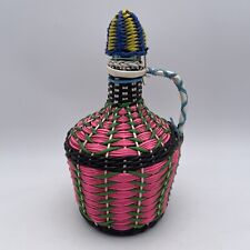 Vintage 60s Ancienne BOUTEILLE FIL SCOUBIDOU pour Eau de Vie Alcool Liqueur