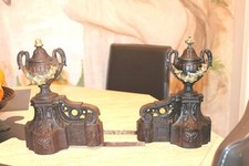 2 frontons ancien devant de