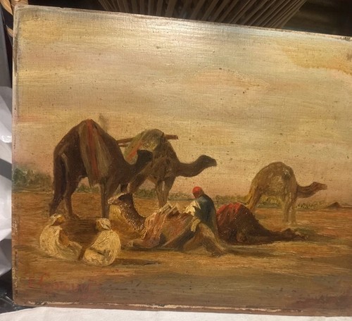 Tableau peinture sur isorel - tableau,
