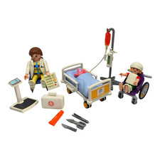 sympa chambre  d'hôpital   Playmobil (  mobilier , médecin , malade   ) 2768