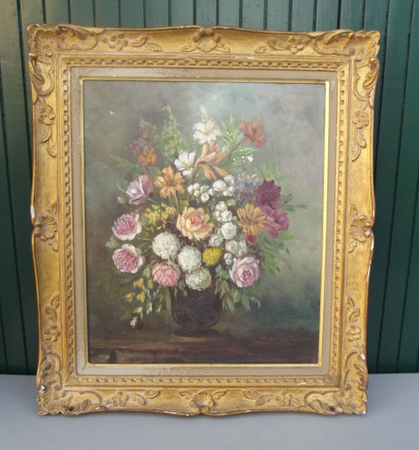 Ancien tableau huile sur - ancien,