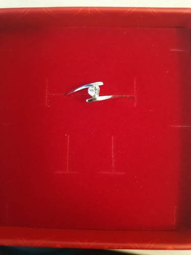 Bague solitaire moera blanc - bague,