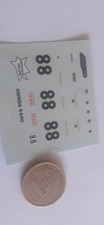 decals decalcomanie déco honda s 600 1/43 promo