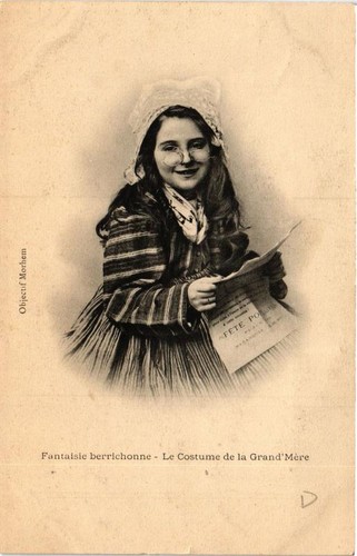 Cpa fantasie berrichonne - berrichonne, le