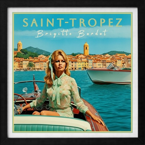 Affiche vintage illustrée - affiche,
