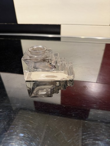 Encrier ancien verre - en, –