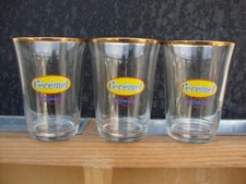 chocolat Cécémel Nutricia  3 anciens verres vintage