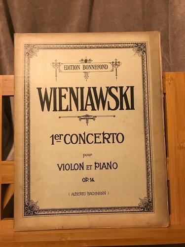 Wieniawski 1er concerto - , violon