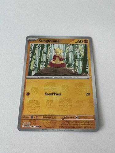 Carte pokemon kungfouine - carte,