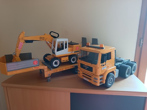 Bruder camion man porte - bruder, 1/16