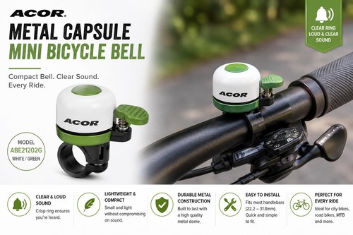 Acor sonnette vélo - acor, pour