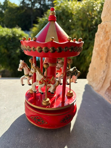 Carrousel miniature décoratif - carrousel,