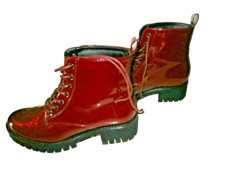 bottines lacées cuir