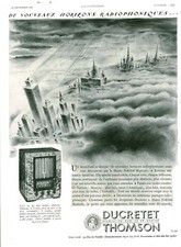 Publicité ancienne radio