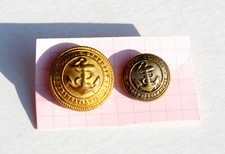 2 BOUTON UNIFORME MILITAIRE