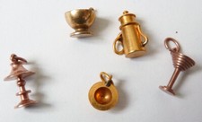 5 pendentifs breloques en