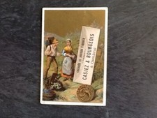 CHROMO DORÉ CHICOREE CASIEZ-BOURGEOIS SIGNE ZODIAQUE LE SCORPION - 59430